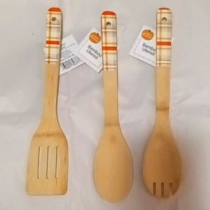 Bamboo Kitchen Utensils 3 PC Set